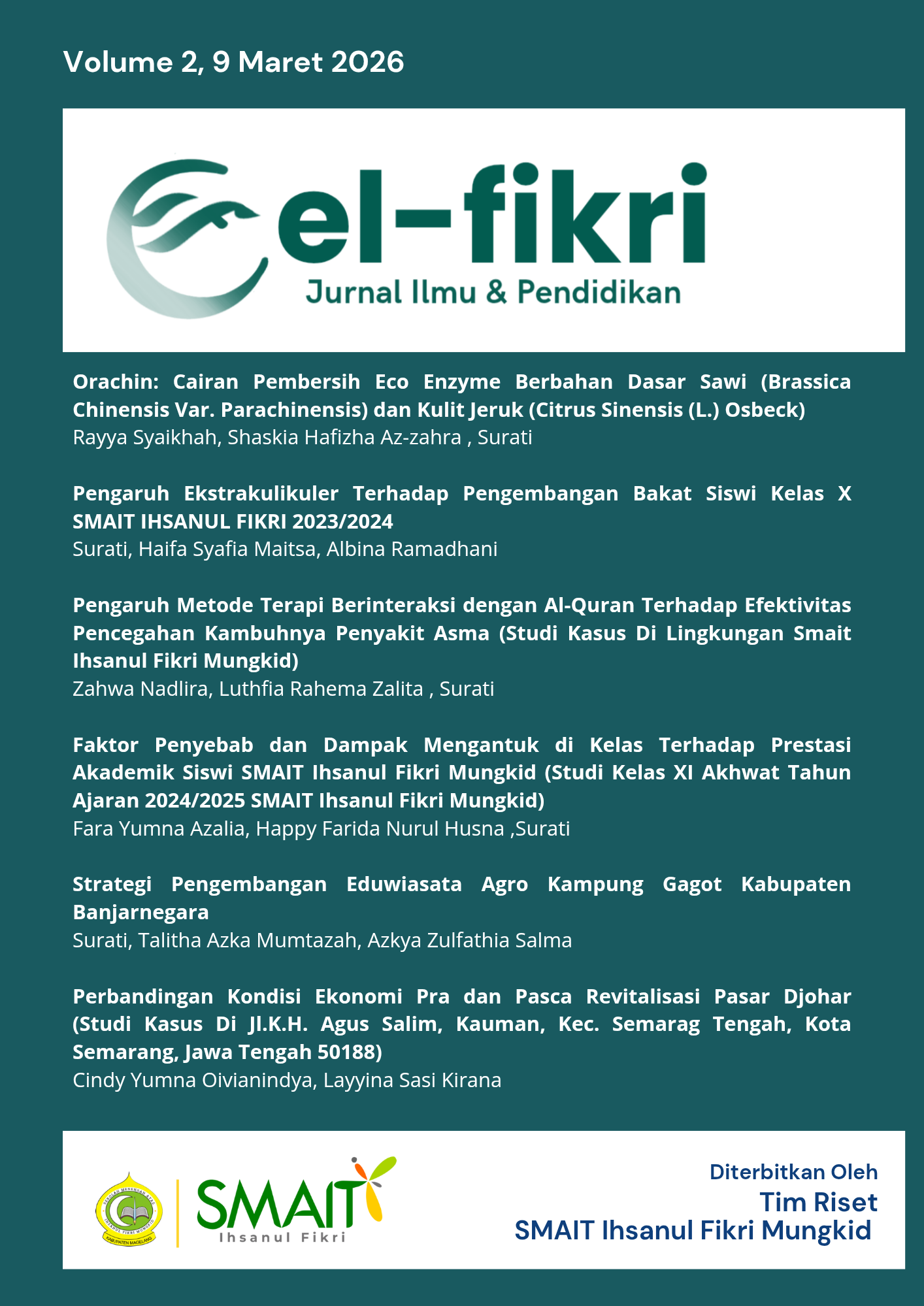 					View Vol. 2 No. 1 (2026): Volume 2 Nomor 1-6
				